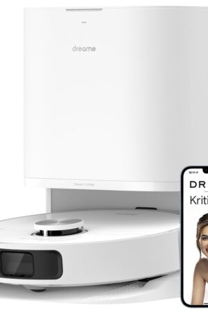 DREAME L10 Prime Robot Vacuum Cleaner with 7mm Mop Lift, Self-Cleaning Mop, LDS Navigation, 4000Pa Suction, 3D Mapping, WiFi/APP/Alexa